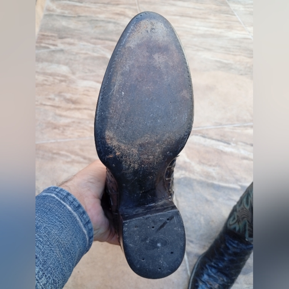 Pre Ban Anteater Cowboy Boots - Picture 6 of 16